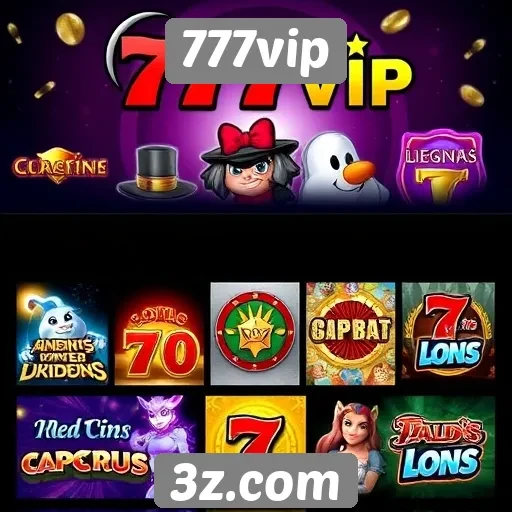 Variedade de jogos disponíveis no site 777vip